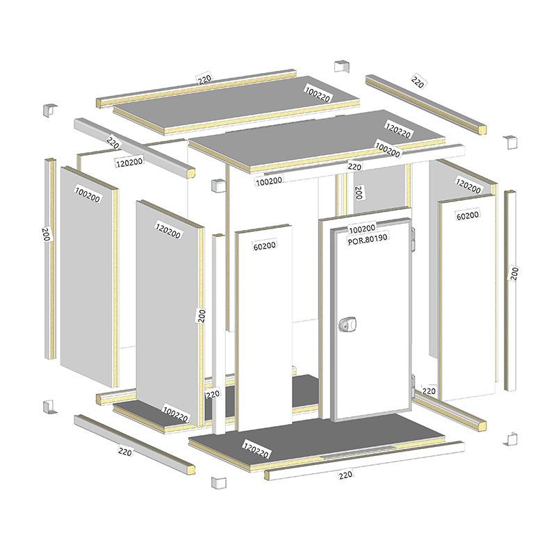 1390(W) 2790(D) 2190(H) Cold Room Only - Image 3